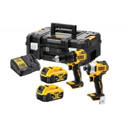 Set Masina De Gaurit Si Insurubat DeWalt DCK2062M2T, 18 V, XR, 2 x Acc 4 Ah, Brushless