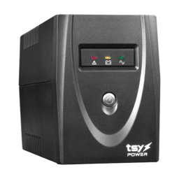UPS TSY Power Line Interactive 600VA/360W, 2x Schuko, LED, TSY-MP-0K6-LED