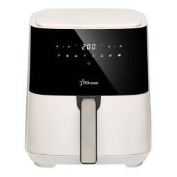 Friteuza digitala cu aer cald XL STARCREST SFR-5252WH, 1450 W, 5 Litri, Termostat 80 - 200 C, 8 programe predefinite, Alb