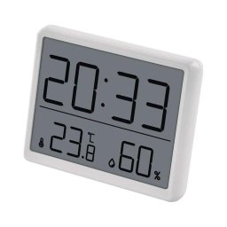 Termometru fără fir cu higrometru1xCR2032 alb