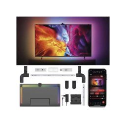 Bandă LED RGBIC dimabilă pentru televizor GoSmart LED/24W/230V 55“