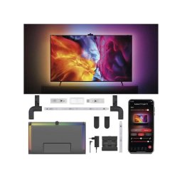 Bandă LED RGBIC pentru televizor GoSmart LED/24W/230V 75“