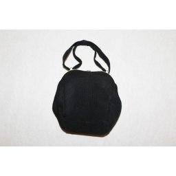 Poseta vintage din crepe negru anii '20