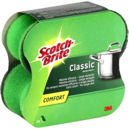 Burete ergonomic Classic Comfort, verde, 2 buc/set Scotch-Brite 3M
