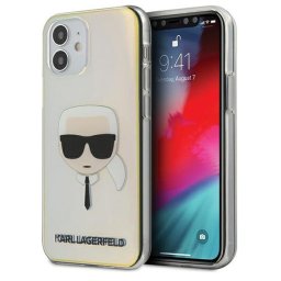 Husa Karl Lagerfeld Husa Iridescent Karl's Head iPhone 12 Mini Multicolor
