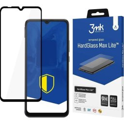 Folie de protecție Redmi 10C 3mk HardGlass Max Lite, Ramă neagră Xiaomi STICLĂ