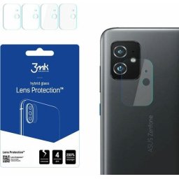 Folie de protecție cameră 3MK Lens Protection pentru Asus Zenfone 8 - set 4 buc.
