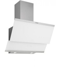 Hota Hota Decorativa Studio Casa Moderna Turbo Wh 60 Cm, Sticla Cu Rama De Inox , Putere De Absorbtie 381 M3/H, Alb