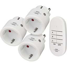 Brennenstuhl Comfort-Line radio set Mini 3+1, switchable socket (white)