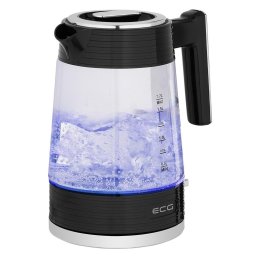 Fierbator ECG RK 1750 Stripe, 2200 W, 1.7 l, Negru