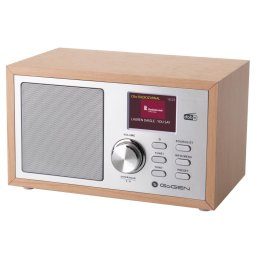 Radio 7W DAB 620 BTCS 5W DAB+/FM Bluetooth 5.0 LCD color ceas cu alarma Argintiu-Maro