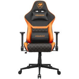 Scaun Gaming CGR-A2F, Negru / Portocaliu