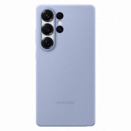 Capac protectie spate Silicone Case Galaxy S25 Ultra (S938) Albastru deschis