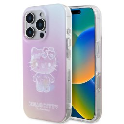 Husa Hello Kitty Hardcase IML 50TH Anniversary MagSafe (HKHMP16LH50AP) - Carcasă rigidă - compatibil cu Apple iPhone 16 Pro - MagSafe - culoare Roz