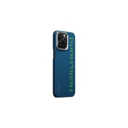Husa Husa Pitaka MagEZ 5 Tactile Woven, Aramida, pentru iPhone 16 Pro Max, MagSafe Hello World