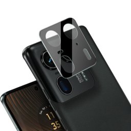 Folie Camera pentru Motorola Edge 50 Ultra - Techsuit Full Camera Glass - Black