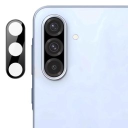 Camera Techsuit Full Camera Glass - Folie protecție cameră din Sticlă securizată - compatibil cu Samsung Galaxy A36 5G - culoare Negru