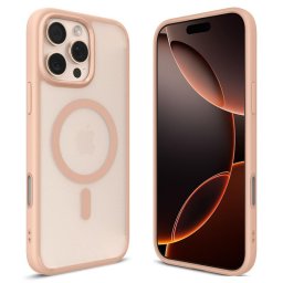 Husa SPIGEN Ultra Hybrid T MagSafe rose - Husă telefon - compatibil cu Apple iPhone 16 Pro Max - MagSafe - culoare Gri, Titanium