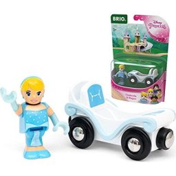 BRIO Disney Princess Cinderella with wagon, toy vehicle