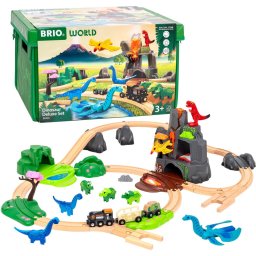 BRIO World Dinosaur Deluxe Set, Railway