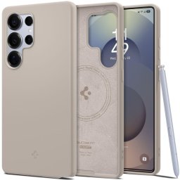 Husa Husă Silicone Fit (MagFit) pentru Samsung Galaxy S25 Ultra – Natural Titanium
