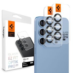 Husa Sticlă pentru camera foto GLAS.tR EZ Fit Optik Pro (set 2) pentru Samsung Galaxy S25 – negru