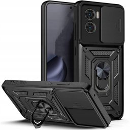 Husa Husă Tech-Protect Camshield Pro pentru Xiaomi Poco X7 Pro, protecție cameră cu slider, neagră