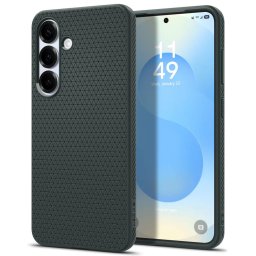 Husa SPIGEN Liquid Air - Husă telefon - compatibil cu Samsung Galaxy S25 – - culoare Verde