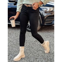 Pantaloni negri FAYLORISI pentru femei cu efect push-up