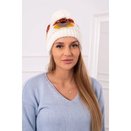 Women's cap Sowa K340 ecru