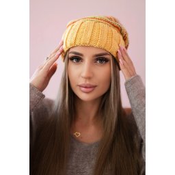 Women's cap Feba K330 mustard