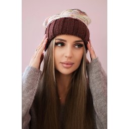 Women's cap Feba K330 brown