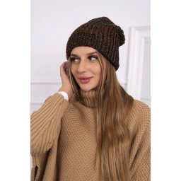 Women's cap Delia K260 foxy+dark green