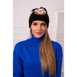 Women's cap Ofelia K349 black