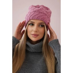 Women's cap Dagmara K332 dark pink
