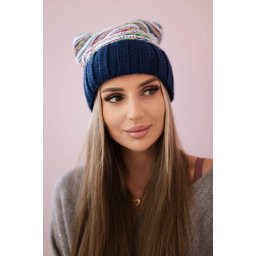 Women's cap Feba K330 dark blue