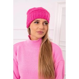 Women's cap Elora K336 dark pink