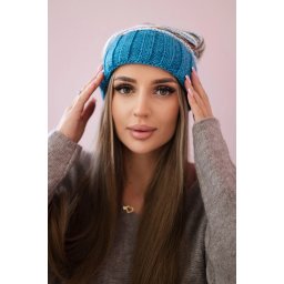 Women's cap Feba K330 turquoise