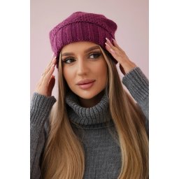 Women's cap Danuta K331 dark purple