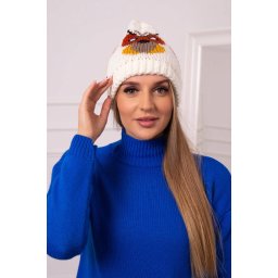 Women's cap Ofelia K349 ecru