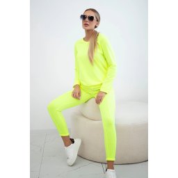 Sports set yellow neon