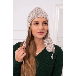 Women's long earshoe cap Jana K314 beige