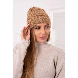 Women's cap Cina K259 brown