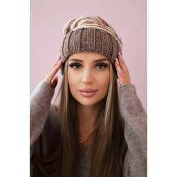 Women's cap Feba K330 mocca