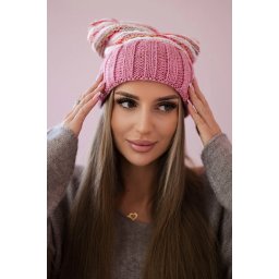 Women's cap Feba K330 dark pink