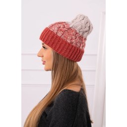 Women's cap Samara K346 foxy+beige