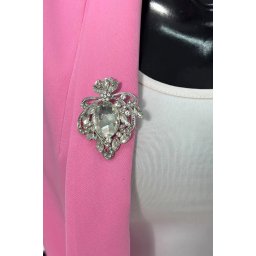 Brooch XZ459-247 silver