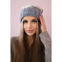 Women's cap Feba K330 dark gray