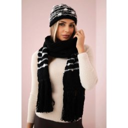 Women's set with scarf Anika K304 black
