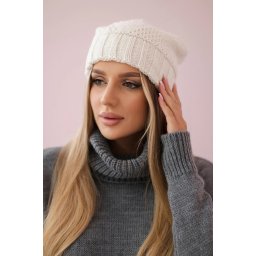Women's cap Danuta K331 light ecru